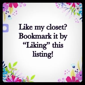 ❤❤ Bookmark my closet by liking this post ❤❤